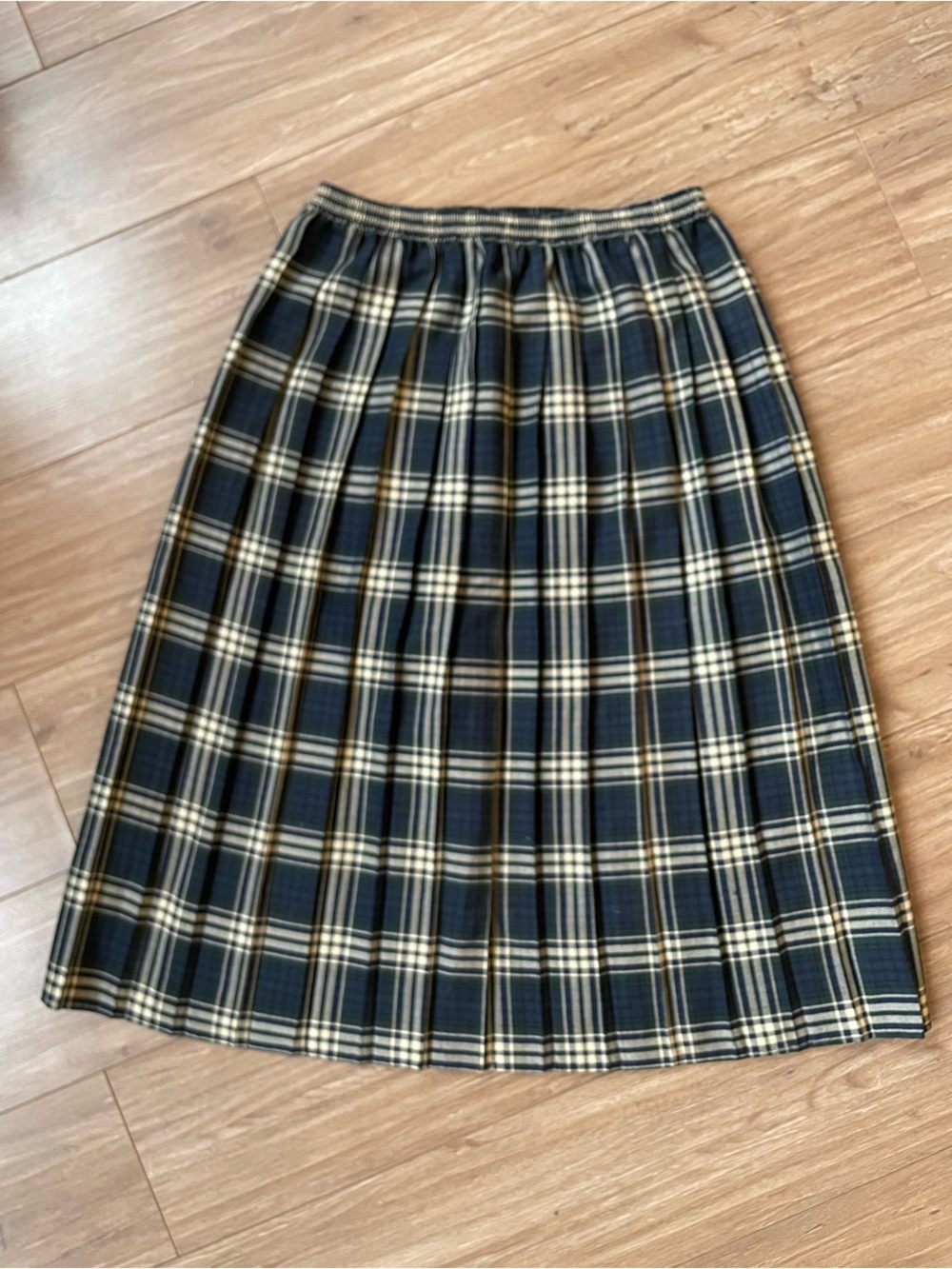 Tartan Skirt with elastic waist